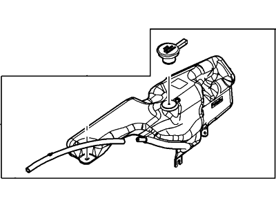 Ford 6L2Z-8A080-C Tank Assembly - Radiator