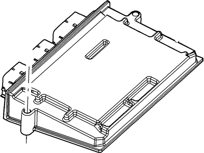 Ford Crown Victoria Engine Control Module - 9W7Z-12A650-FF