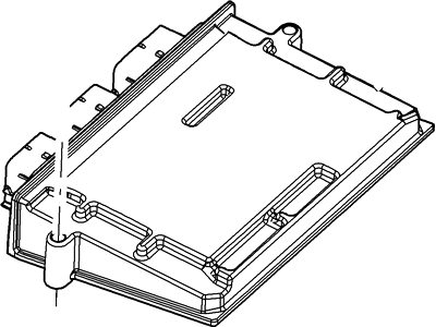 Ford 9W7Z-12A650-EF Module - Engine Control - EEC V