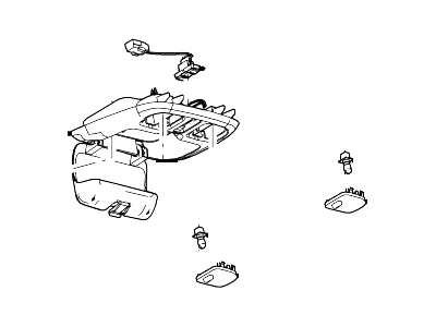 Ford 9L8Z-78519A70-DA Console Assembly - Overhead