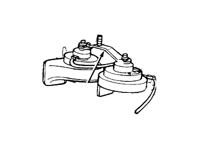 Ford 1L5Z-13832-BA Horn Assembly