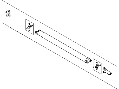 Ford 5C3Z-4602-VB Drive Shaft Assembly