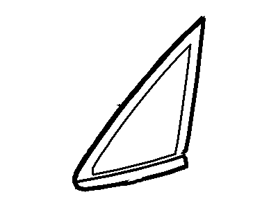 Ford AE8Z-5429710-A Glass - Quarter Window