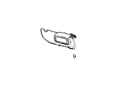 2010 Mercury Mountaineer Sun Visor - 8L2Z-7804105-BB