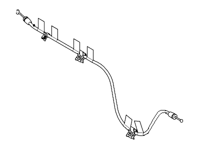 2006 Ford Ranger Door Latch Cable - F37Z-10221A00-A