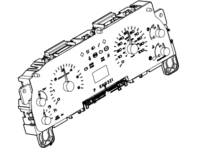 Ford F53 Stripped Chassis Instrument Cluster - BU9Z-10849-DA
