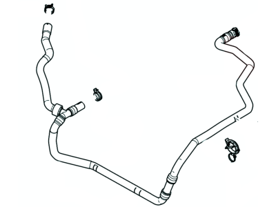 Ford BV6Z-18472-W Hose - Heater Water