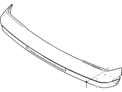 2007 Ford E-450 Super Duty Bumper - 4C2Z-17757-AAA