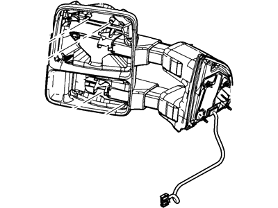 Ford 7C3Z-17682-FA Mirror Assembly - Rear View Outer