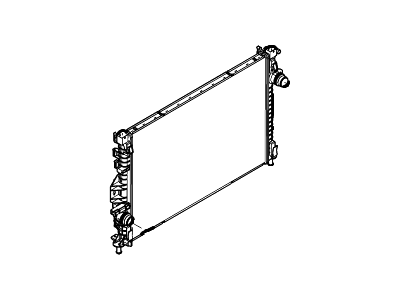 Ford CV6Z-8005-T Radiator Assembly