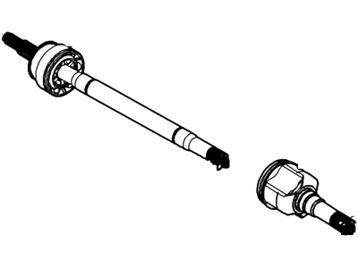 Ford Explorer Sport Trac Axle Shaft - 6L2Z-4K138-B