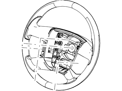 Ford 7T4Z-3600-BA Steering Wheel Assembly