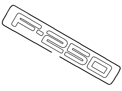 Ford 9C3Z-16720-A Nameplate