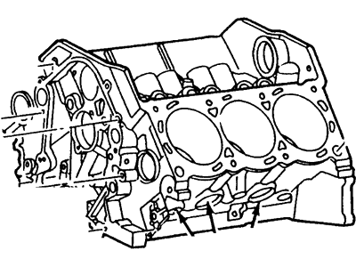 Ford 3L3Z-6010-GA Cylinder Block