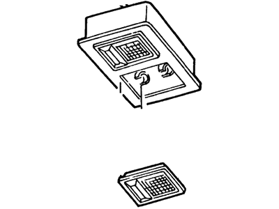 Ford Econoline Super Duty(1996-1999) Dome Light - F5UZ-13776-AAC