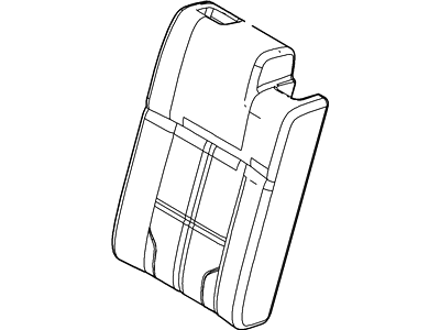 Ford 7L7Z-7866600-HC Rear Seat Back Cover Assembly