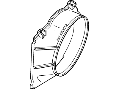 Ford Bronco Fan Shroud - E5TZ-8146-H