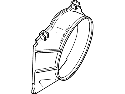 Ford E9TZ-8146-D Shroud - Radiator Fan