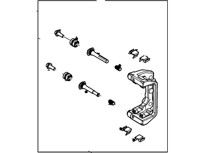 2006 Ford Five Hundred Brake Caliper Bracket - 6F9Z-2B511-C