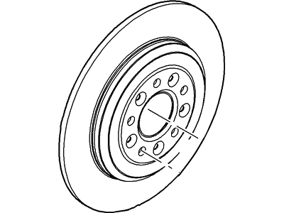 2006 Ford Freestyle Brake Disc - 5U2Z-1V125-S