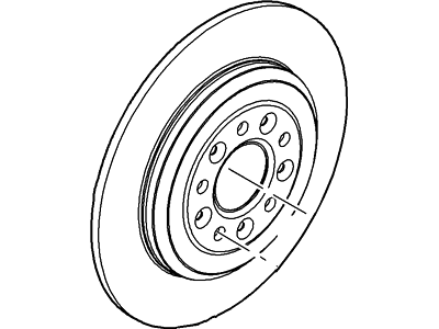 Mercury Sable Brake Disc - 8G1Z-2C026-A