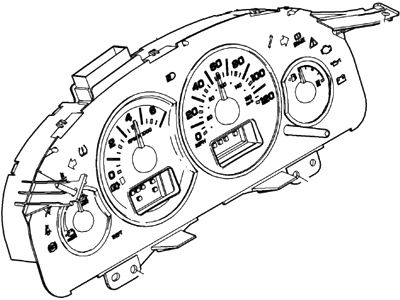 Ford 5M6Z-10849-BB Instrument Cluster