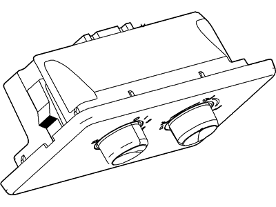 Ford Freestar A/C Switch - 6F2Z-19980-BA