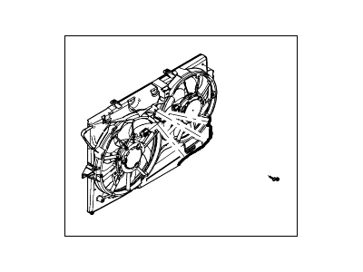 Ford BA8Z-8C607-C Motor And Fan Assembly