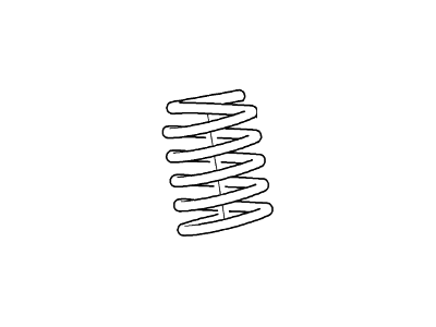 2005 Lincoln Aviator Coil Springs - 2C5Z-5310-AA