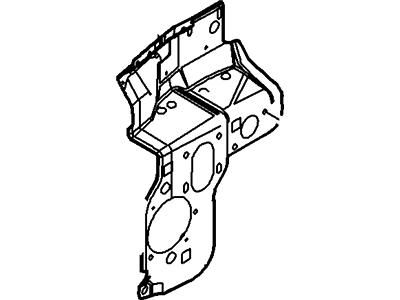 Ford 8C3Z-25016A92-A Reinforcement