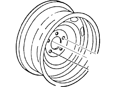 Ford F57Z-1007-A Wheel Assembly