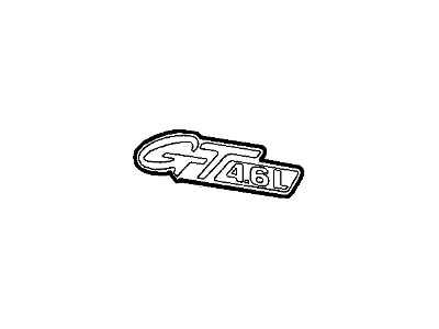 Ford F6ZZ-16228-A Nameplate