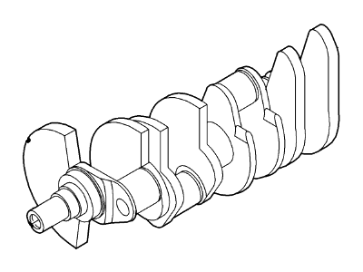 1999 Ford Mustang Crankshaft - F8ZZ-6303-AA