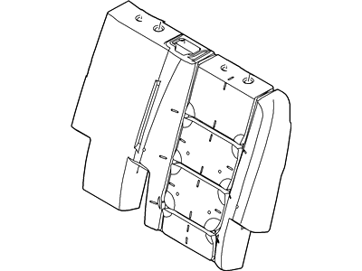 Ford BB5Z-7866801-A Pad - Rear Seat Back