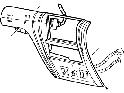 Ford XF3Z5404608BAA Panel Instrument