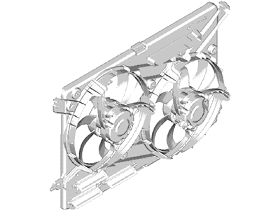 Ford Fusion Engine Cooling Fan - DG9Z-8C607-B