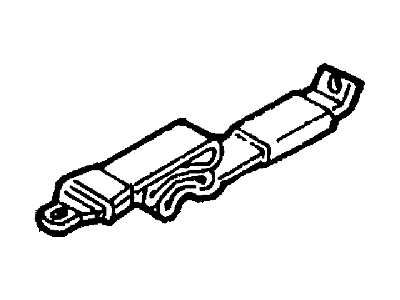 2002 Mercury Sable Seat Belt - 2F1Z-54611B60-AAA