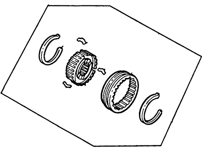 1996 Ford Probe Synchronizer Ring - FO2Z-7124-C