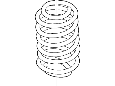 Ford BE8Z-5560-A Spring - Rear