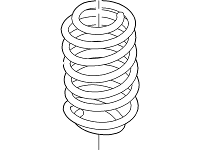 Ford BE8Z-5560-B Spring - Rear