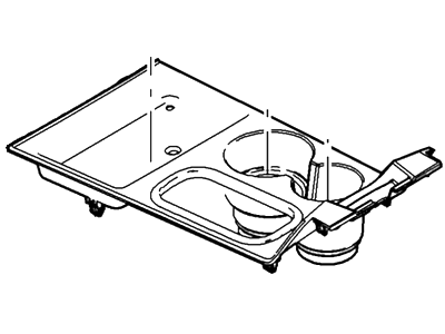 Ford 7T4Z-78045A76-AA Panel Assembly - Console