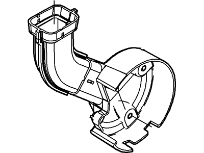 Ford 6E5Z-10C392-AA Duct - Air