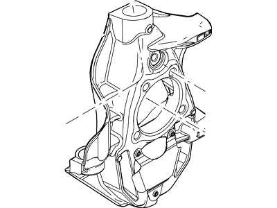 Ford 4G7Z-3K185-RH Front Wheel Knuckle