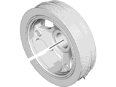 Lincoln MKZ Crankshaft Pulley - DS7Z-6312-B