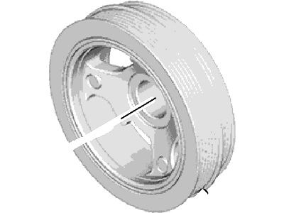 Ford DS7Z-6312-B Crankshaft Pulley