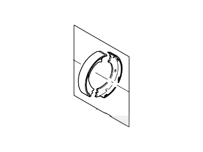 Ford 1C2Z-2648-AA Kit - Brake Shoe And Lining