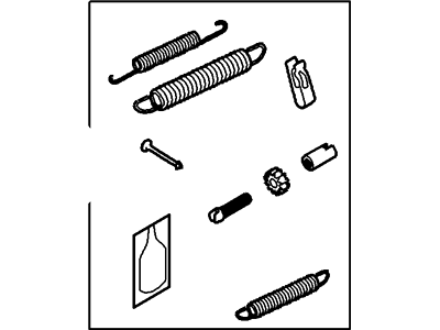 Ford 2U2Z-2225-EA Kit - Brake Drum Spring