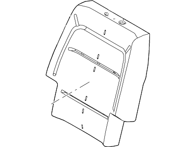 Ford CA8Z-7466800-A Pad - Rear Seat Back