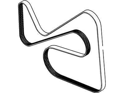 Mercury Milan V-Belt - 6E5Z-8620-C