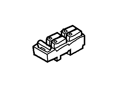 Ford 4L1Z-14529-AAA Switch - Window Control - Double